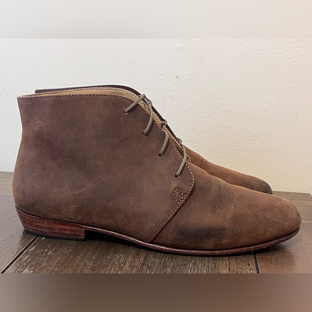 Nisolo Brown Leather Chukka Boots Womens size 9 - Picture 6 of 9